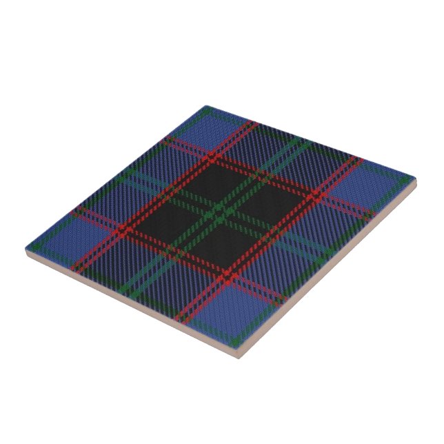 Clan Home Hume Scottish Expressions Tartan Ceramic Tile (Side)
