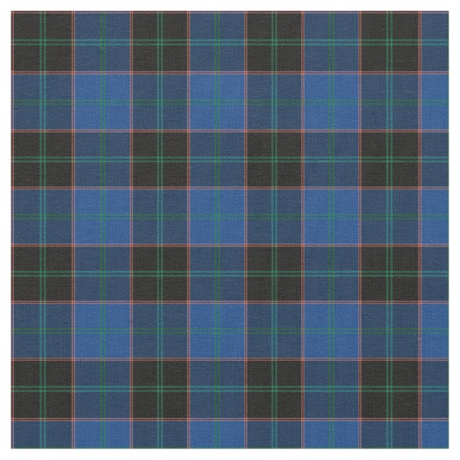 Clan Hume Tartan Fabric (Close Up)