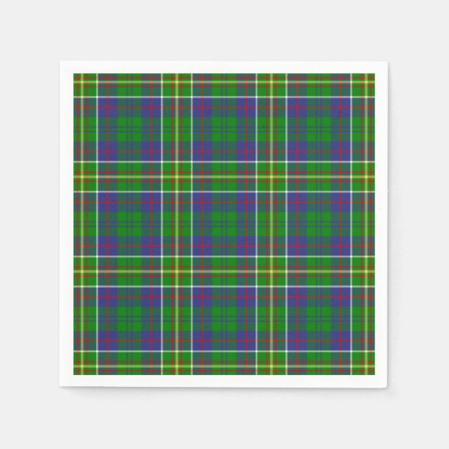 Clan Hunter Tartan Napkin (Front)