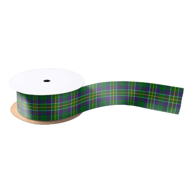 Clan Hunter Tartan Satin Ribbon (Spool)