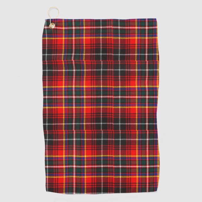 Clan Innes Tartan Plaid  Golf Towel (Front)