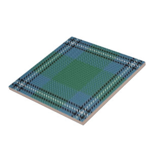 Clan Irvine Irwin Scottish Expressions Tartan Ceramic Tile