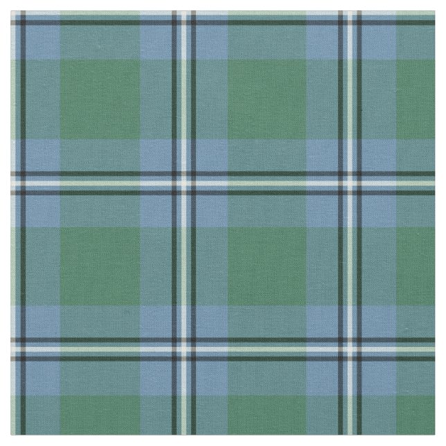 Clan Irvine Tartan Fabric (Close Up)