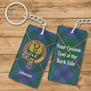 Clan Johnston Crest Keychain