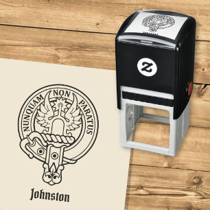 Clan Johnston Crest Self-inking Stamp