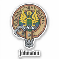Clan Johnston Crest Sticker