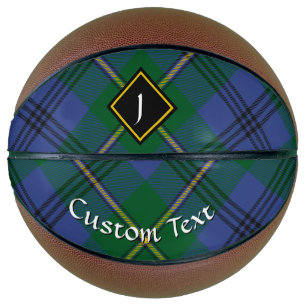 Clan Johnston Tartan Basketball