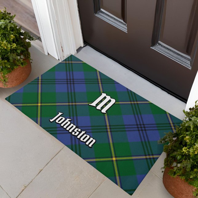 Clan Johnston Tartan Doormat (Creator Uploaded)