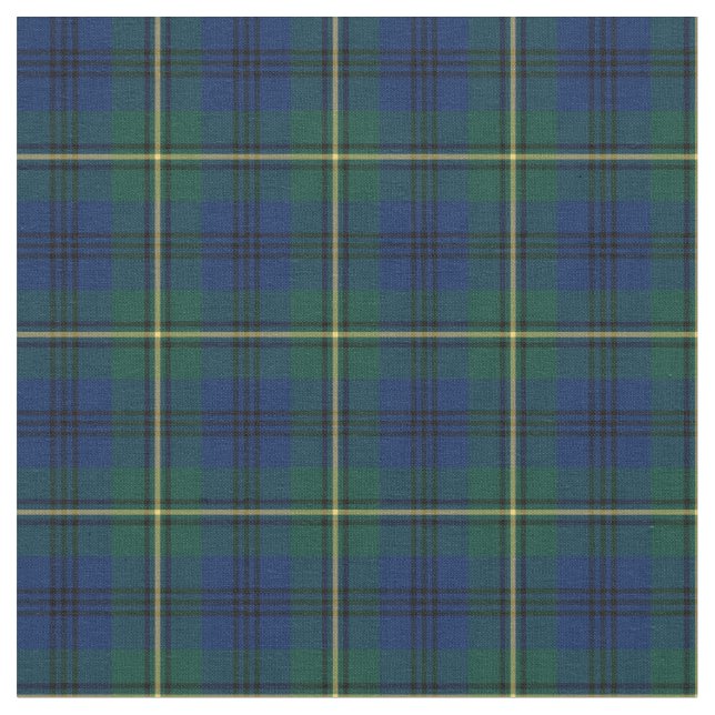 Clan Johnston Tartan Fabric (Close Up)