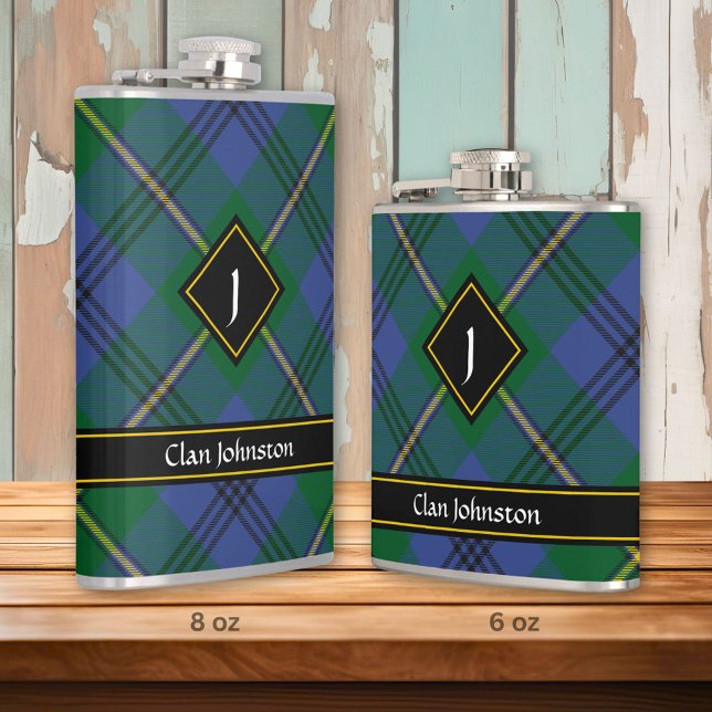 Clan Johnston Tartan Flask (Creator Uploaded)