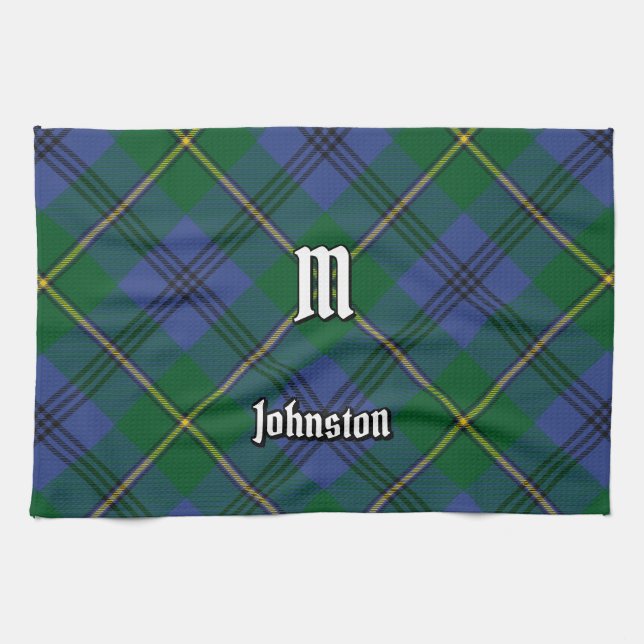 Clan Johnston Tartan Kitchen Towel (Horizontal)