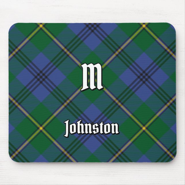 Clan Johnston Tartan Mouse Pad (Front)