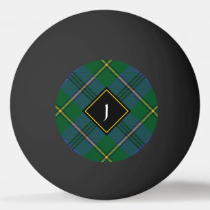 Clan Johnston Tartan Ping Pong Ball