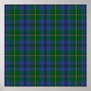 Clan Johnstone Tartan - Digital Download Poster