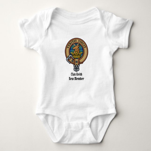 Clan Keith Crest Baby Bodysuit (Front)