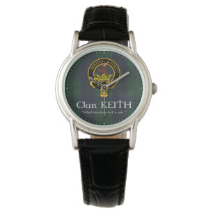 Clan Keith "lost" crest & tartan watch