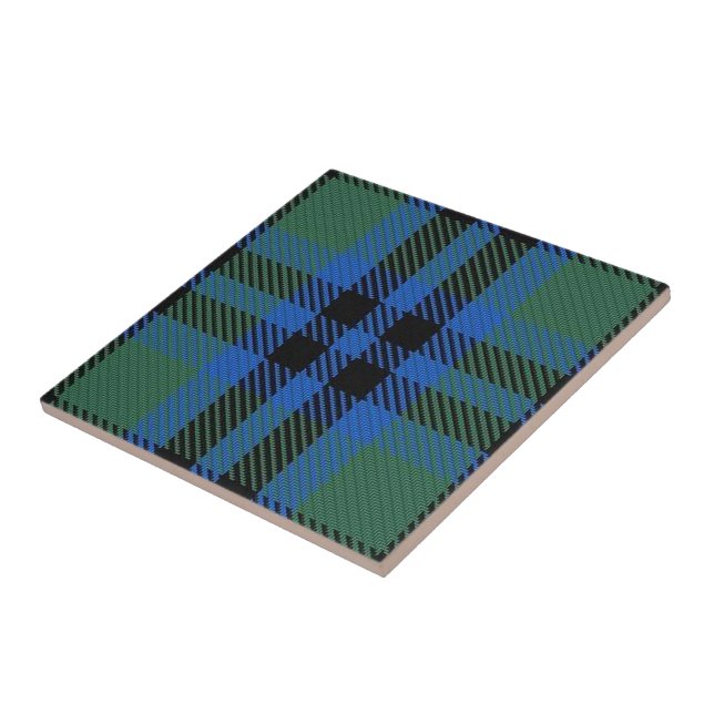 Clan Keith Scottish Expressions Tartan Ceramic Tile (Side)