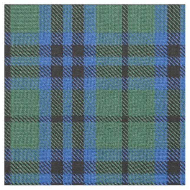 Clan Keith Scottish Tartan Plaid Fabric (Close Up)