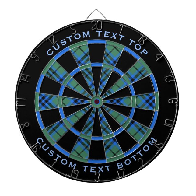 Clan Keith Tartan Dart Board (Front)