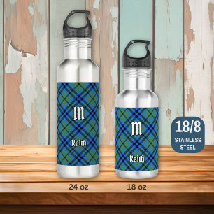 Clan Keith Tartan Stainless Steel Water Bottle