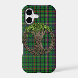 Clan Kennedy Tartan And Celtic Tree Of Life