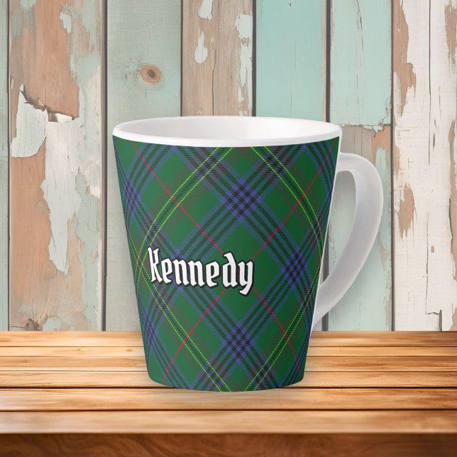 Clan Kennedy Tartan Latte Mug (Creator Uploaded)