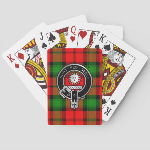 Clan Kerr Crest & Tartan Bicycle Playing Cards