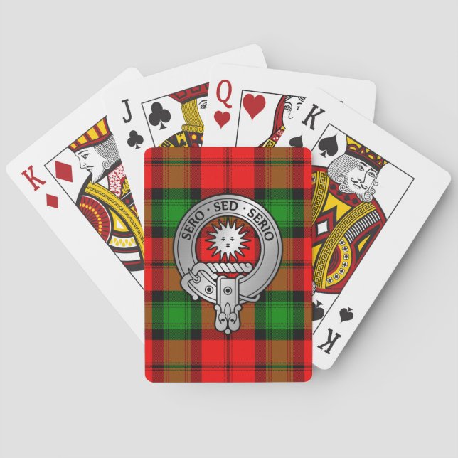 Clan Kerr Crest & Tartan Playing Cards (Back)
