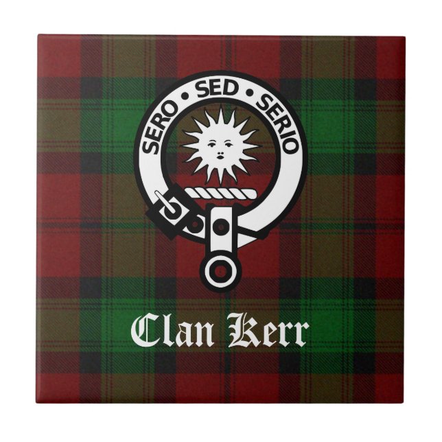 Clan Kerr Decorative Tile (Front)