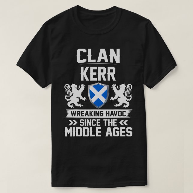 Clan Kerr Scottish Family Clan Scotland wreaking h T-Shirt (Design Front)