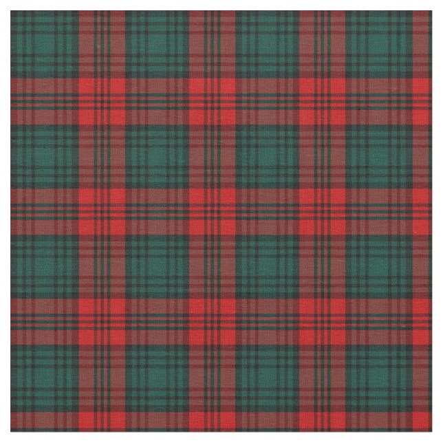Clan Kerr Tartan Fabric (Close Up)