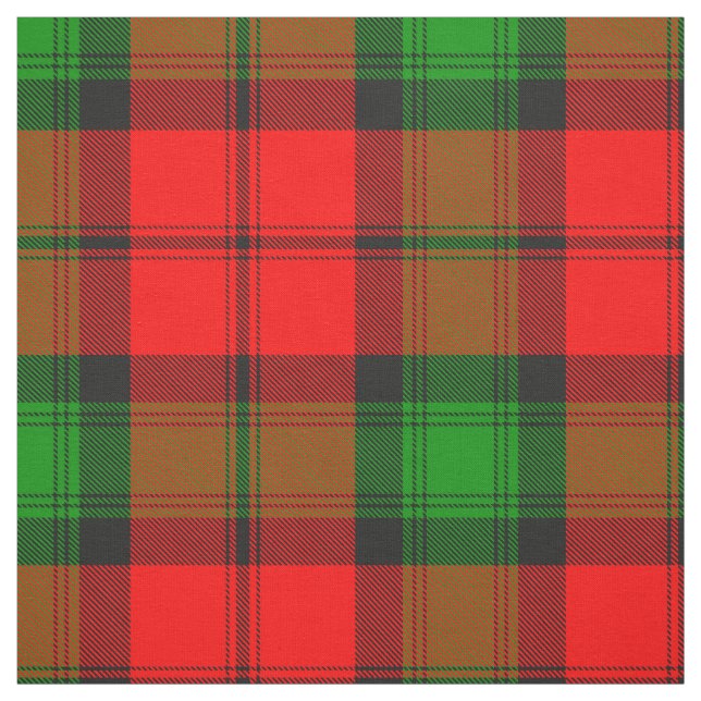 Clan Kerr Tartan Fabric (Swatch)