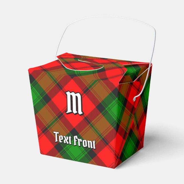 Clan Kerr Tartan Favour Box (Front Side)