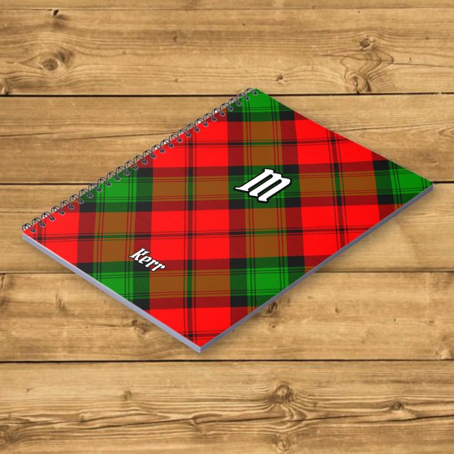 Clan Kerr Tartan Notebook (Creator Uploaded)