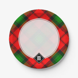 Clan Kerr Tartan Paper Plate
