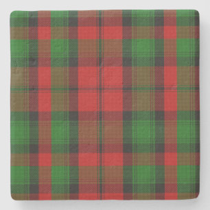 Clan Kerr Tartan Plaid Stone Coaster