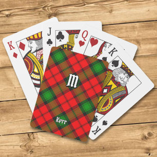 Clan Kerr Tartan Playing Cards