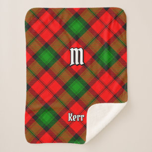 Clan Kerr Tartan Sherpa Blanket