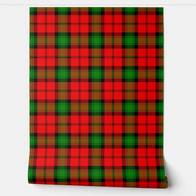 Clan Kerr Tartan Wallpaper (Unrolling)