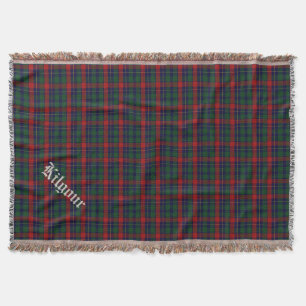 Clan Kilgour Tartan Plaid Custom Throw Blanket