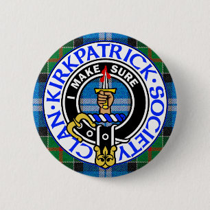 Clan Kirkpatrick Society tartan badge