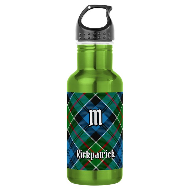 Clan Kirkpatrick Tartan 532 Ml Water Bottle (Front)