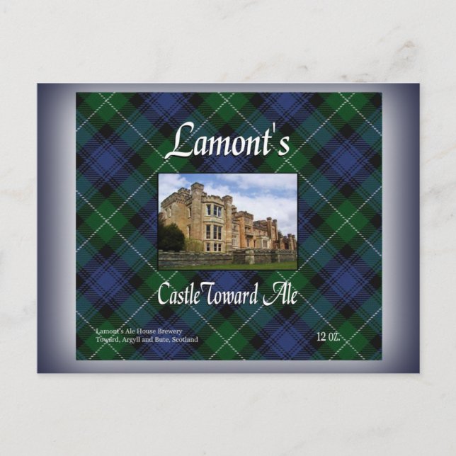 Clan Lamont Castle Towards Ale Postcard (Front)