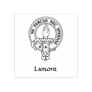 Clan Lamont Crest Rubber Stamp