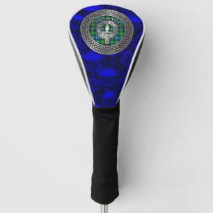 Clan Lamont Crest & Tartan Knot Golf Head Cover