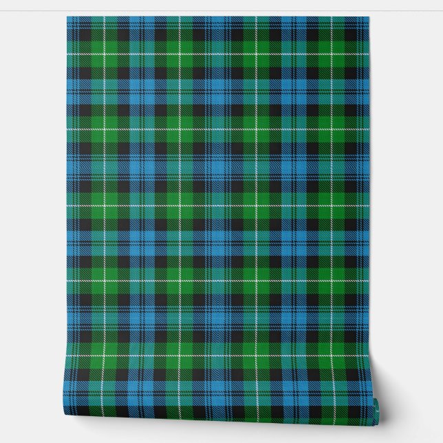Clan Lamont Tartan Wallpaper (Unrolling)
