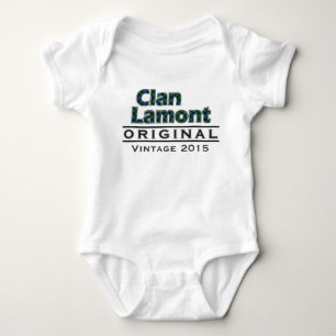 Clan Lamont Vintage Customise Your Birthyear Baby Bodysuit