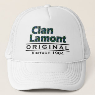 Clan Lamont Vintage Customise Your Birthyear Trucker Hat