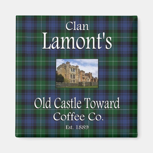 Clan Lamont's Old Castle Toward Coffee Co. Magnet (Front)