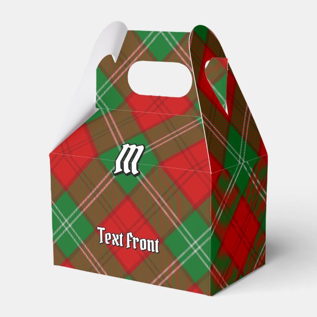 Clan Lennox Tartan Favour Box (Front Side)